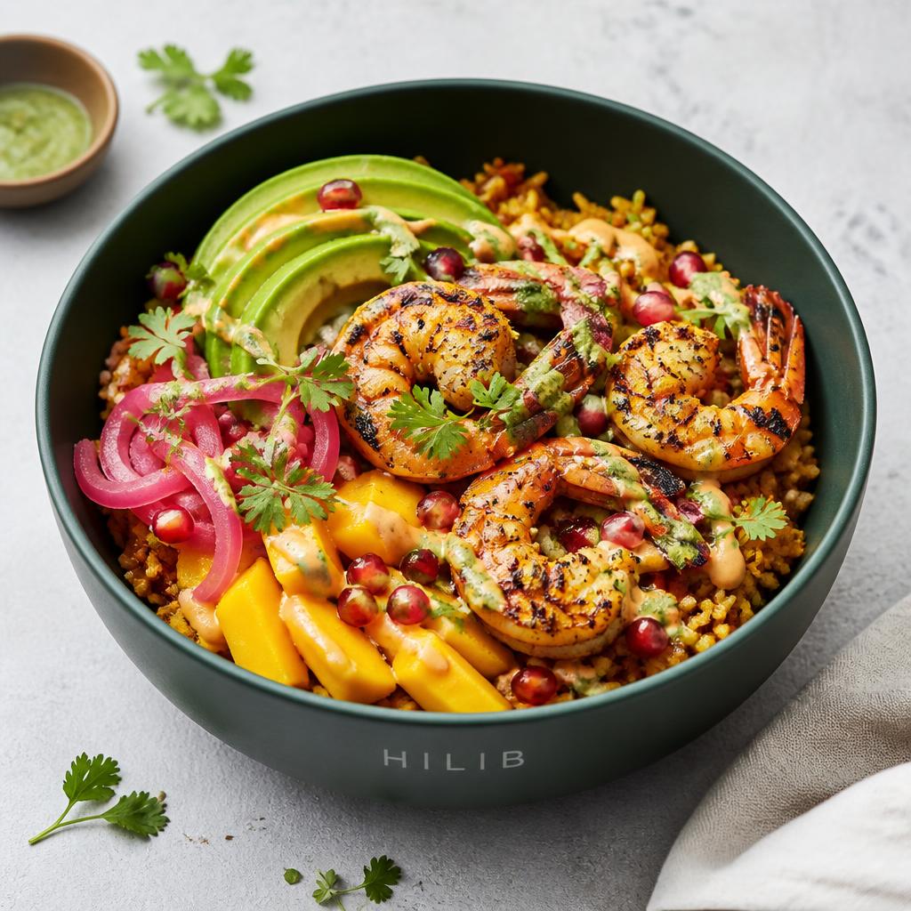Coastal Bowl i en grön HILIB-märkt skål